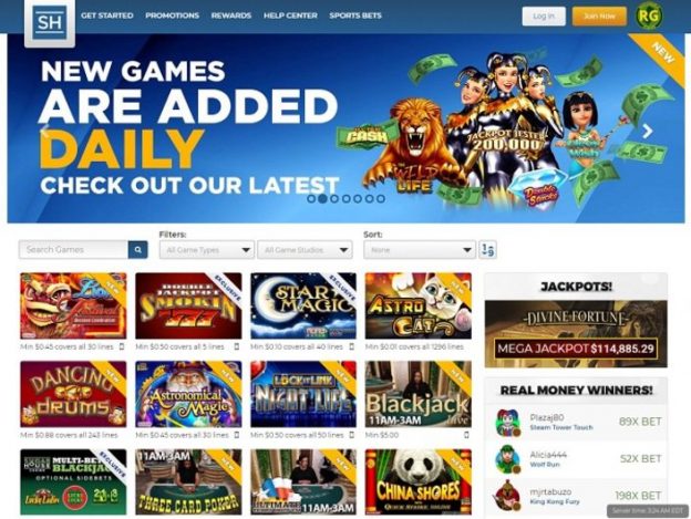 sugarhouse online casino games